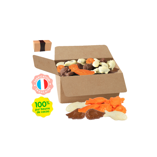 Ballotin Frit Lt Blc Or 180G