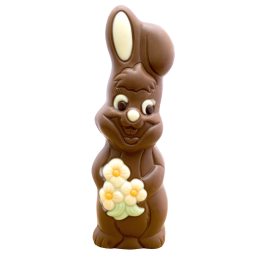 Lapin Fleur Choco Lt 125G 18Cm