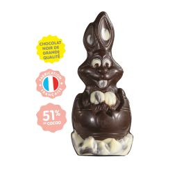 Lapin Coquille Choco Noir 120G