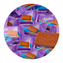 60 Napolitains Milka Choco Lt
